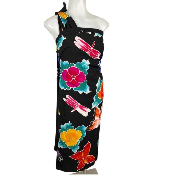 Van Klee Batik Butterfly Dragonfly Print Sarong - Picture 2 of 10